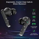 pTron Bassbuds Pixel True Wireless Bluetooth Buds (Black) - Image 4