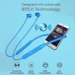 PTron Tangent Evo Bluetooth Wireless Neckband with Deep Bass (Blue) - Image 5