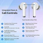 pTron Bassbuds Pixel True Wireless Bluetooth Buds (White) - Image 7