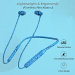 PTron Tangent Evo Bluetooth Wireless Neckband with Deep Bass (Blue) - Image 4