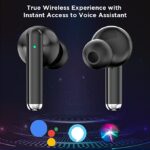 pTron Bassbuds Pixel True Wireless Bluetooth Buds (Black) - Image 5