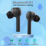 pTron Bassbuds Lite V2 Truely Wireless Earbuds (Black) - Image 4