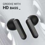 Crossbeats Airpop True Wireless Earbuds with (Black) - Image 4