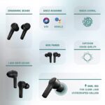 Hammer Solo Pro True Wireless Earbuds with Mic (Black) - Image 3
