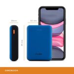 URBN 10000 mAh Li-Polymer Ultra Compact Power Bank with (Bright Blue) - Image 5