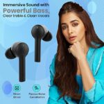 pTron Bassbuds Lite V2 Truely Wireless Earbuds (Black) - Image 5