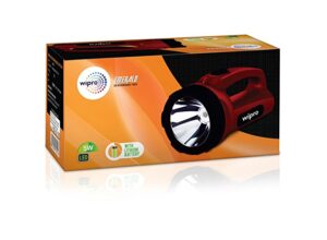 Wipro Emerald Rechargeable Emergency Light (Red) - Image 3