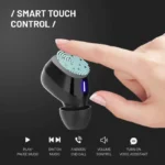 Crossbeats Edge Bluetooth Truly Wireless in-Ear Earbuds (Black) - Image 4