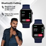 Fire Boltt Ring Bluetooth Calling Smartwatch SpO2 & 1.7 (Blue) - Image 2