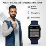 Fire Boltt Ring Bluetooth Calling Smartwatch SpO2 & 1.7 (Blue) - Image 4