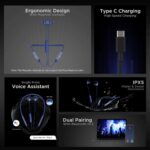 boAt Rockerz 330 Pro in-Ear Bluetooth Neckband (Navy Blue) - Image 6