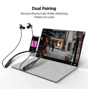boAt Rockerz 333 | Bluetooth Earphone (Active Black) - Image 2