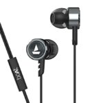 boAt BassHeads 122 Wired Earphones (Gun Metal Black)