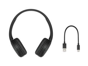 Sony WH-CH510 Bluetooth Wireless On Ear Headphones with Mic (Black) - Image 5