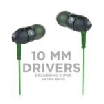 boAt BassHeads 228 in-Ear Wired Earphones  (Green) - Image 4
