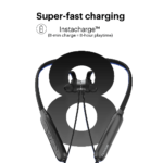 Noise Sense Bluetooth Wireless in Ear Neckband (Jet Black) - Image 2