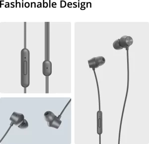 Dizo by realme TechLife DA2106 Wired Earphone (Grey) - Image 3