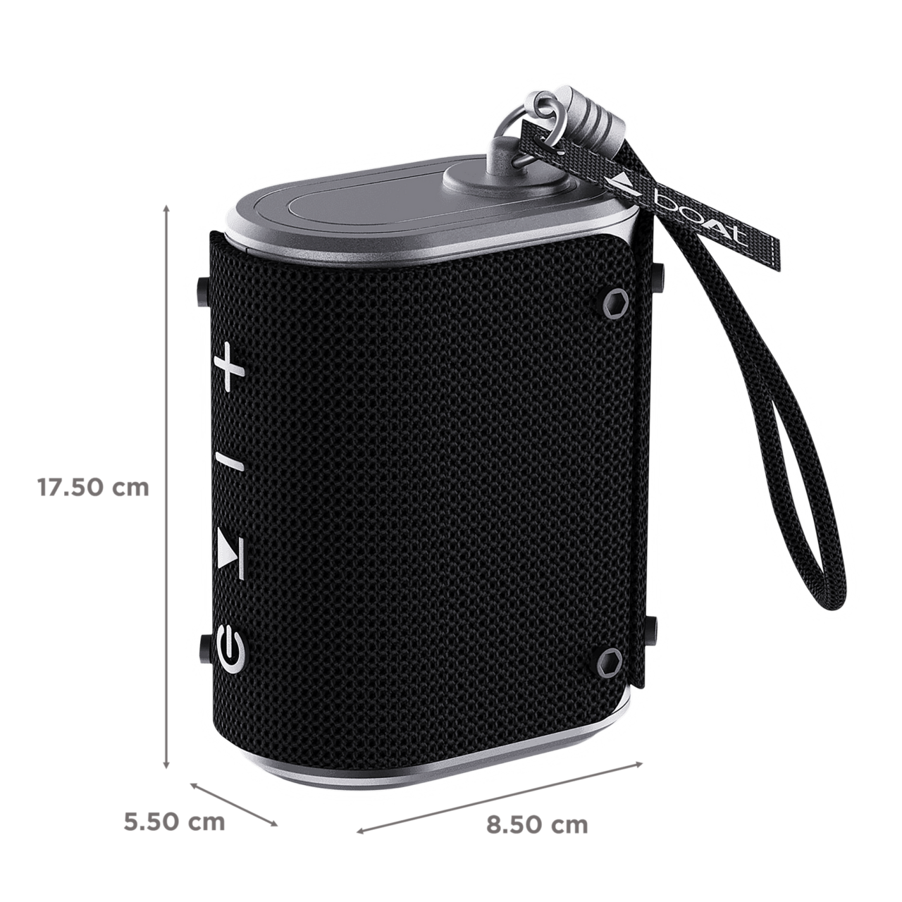 boAt Stone Grenade 5W Portable Wireless Speaker (Black) - Image 4
