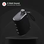 boAt Stone Grenade 5W Portable Wireless Speaker (Black) - Image 2