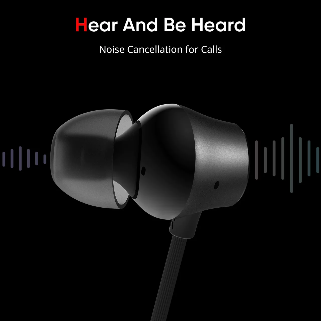 Dizo by realme TechLife Wireless Power DA2125 Neckband (Black) - Image 2