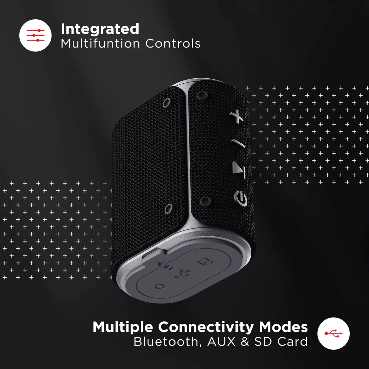 boAt Stone Grenade 5W Portable Wireless Speaker (Black) - Image 6
