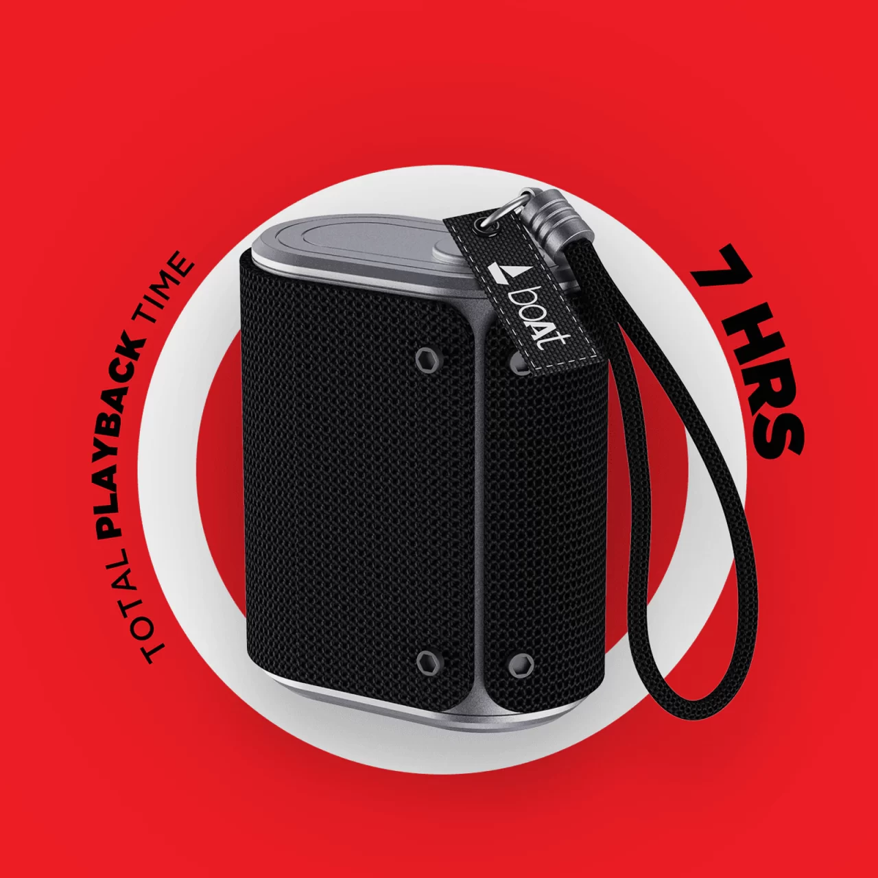 boAt Stone Grenade 5W Portable Wireless Speaker (Black) - Image 5