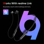 Dizo by realme TechLife Wireless Power DA2125 Neckband (Black) - Image 4