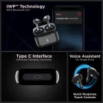 boAt Airdopes 163 TWS Earbuds (Active Black) - Image 2