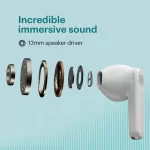 Noise Buds VS202 True Wireless Earbuds (Snow White) - Image 2