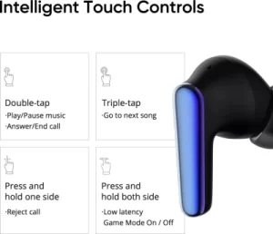 Dizo by realme TechLife Buds Z TWS Earbuds (Onyx) - Image 5