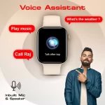 Fire-Boltt Ring 2 Smartwatch with Bluetooth Calling (Rose Gold) - Image 3