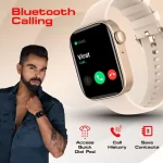 Fire-Boltt Ring 2 Smartwatch with Bluetooth Calling (Rose Gold) - Image 4