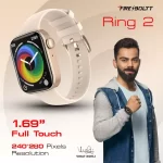 Fire-Boltt Ring 2 Smartwatch with Bluetooth Calling (Rose Gold) - Image 5