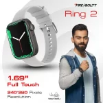 Fire-Boltt Ring 2 Smartwatch with Bluetooth Calling (Grey) - Image 2
