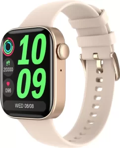 Fire-Boltt Ring 2 Smartwatch with Bluetooth Calling (Rose Gold)