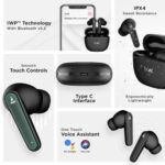 Boat Airdopes 115 Wireless Bluetooth Airbuds (Active Black) - Image 4