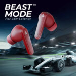 Boat Airdopes 115 Wireless Bluetooth Airbuds (Raging Red) - Image 3