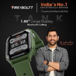 Fire-Boltt Tank 1.85 Bluetooth Calling Smart Watch (Green) - Image 4