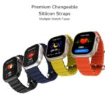 Pebble Crest 2.02 inch Infinite Display, BT Calling Smartwatch (Jet Black) - Image 2