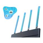 TP-Link Archer AX12 AX1500 Dual Band Gigabit 1500 Mbps Wi-Fi 6 Router - Black - Image 3
